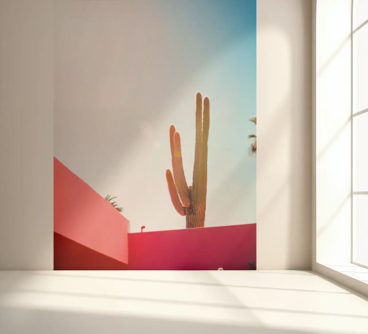 2 fotobehang van Pink California | Affiches & Posters