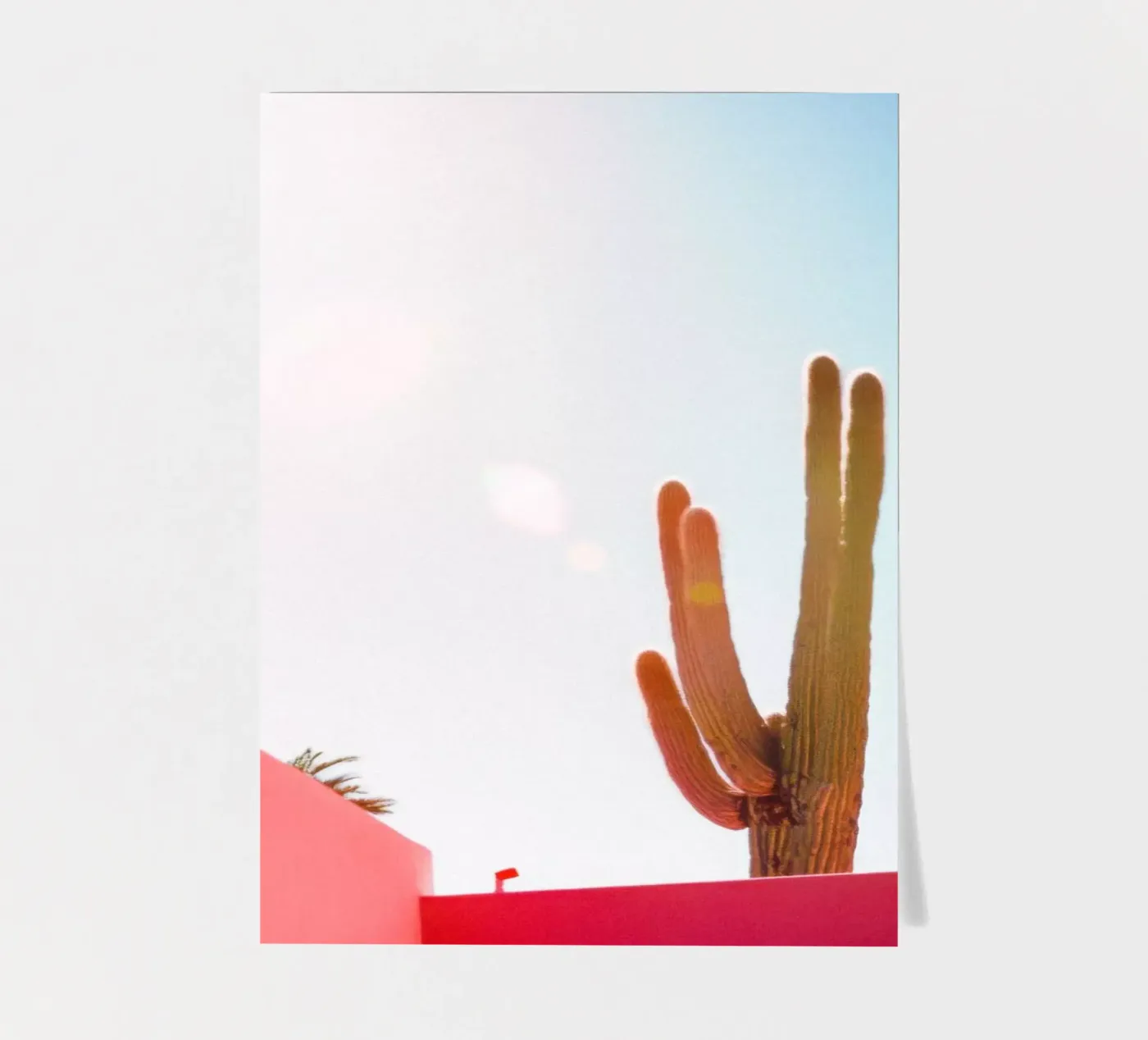 2 stickervel van Pink California | Affiches & Posters