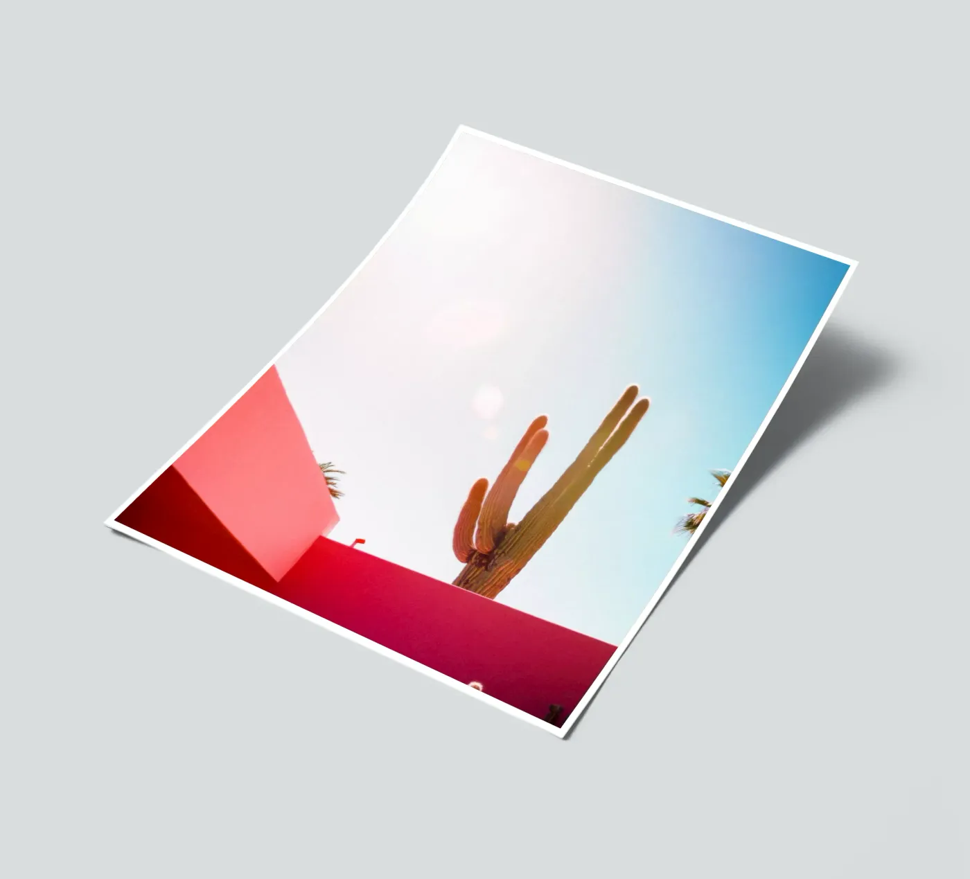 2 stickervel van Pink California | Affiches & Posters