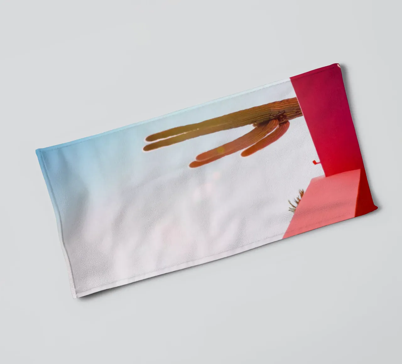 2 badhanddoek van Pink California | Affiches & Posters