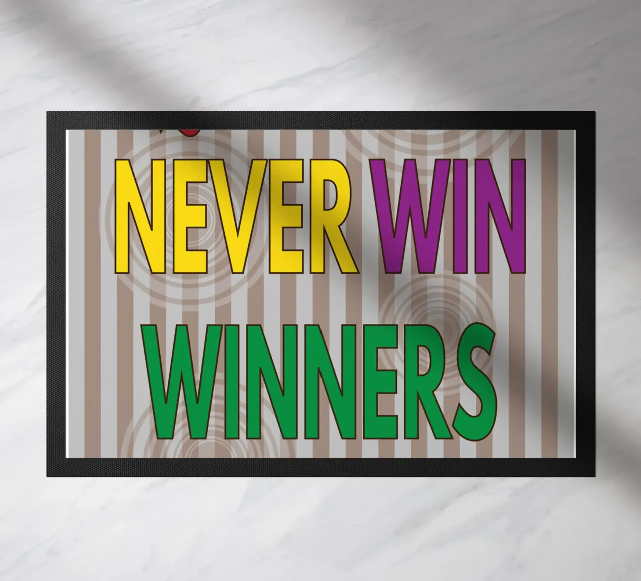 quitters never win doormat by groogoals