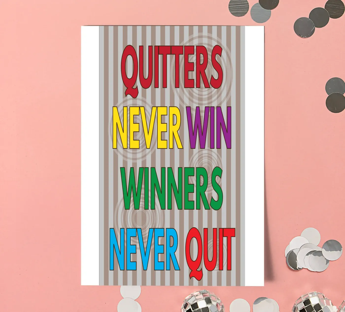 quitters never win sticker sheet by groogoals