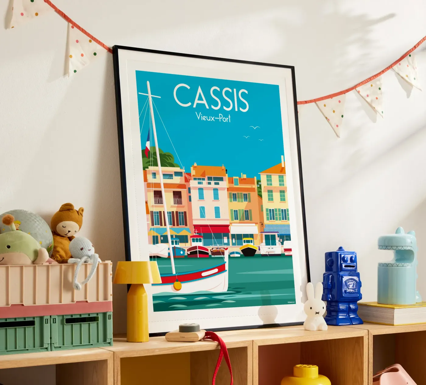 Cassis Poster von Raphaël Delerue