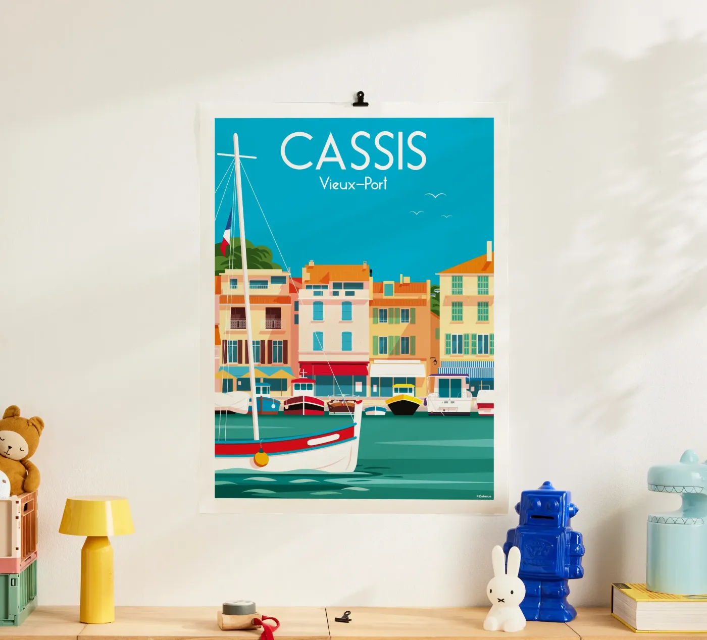 Cassis Poster von Raphaël Delerue