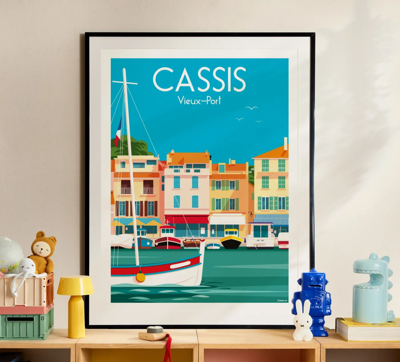 Cassis Poster von Raphaël Delerue