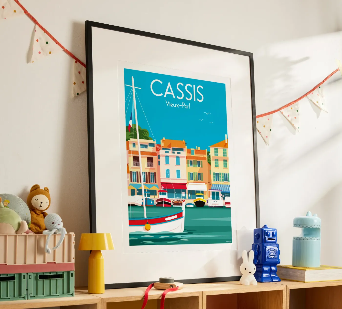Cassis Poster von Raphaël Delerue
