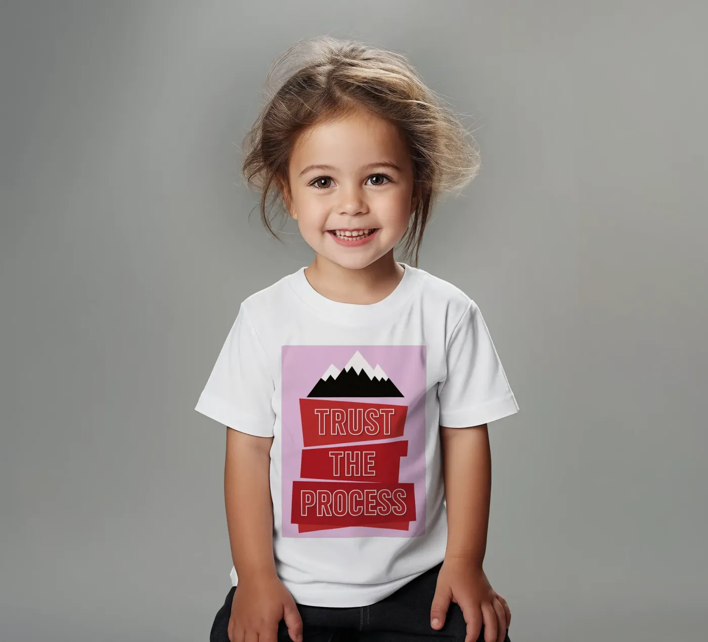 trust the process kinder t-shirt van groogoals
