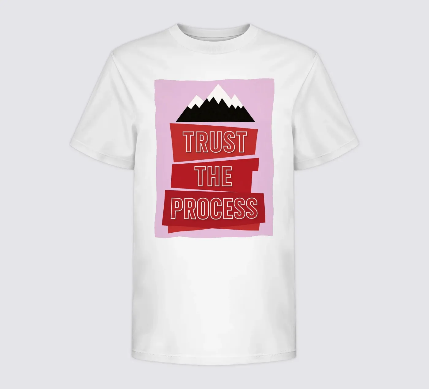 trust the process kinder t-shirt van groogoals