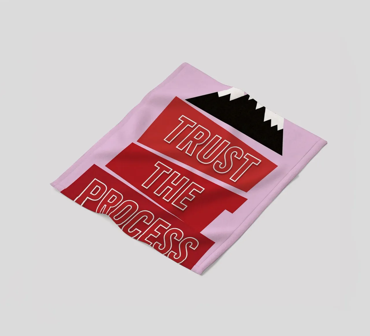 trust the process Fleecedecke von groogoals