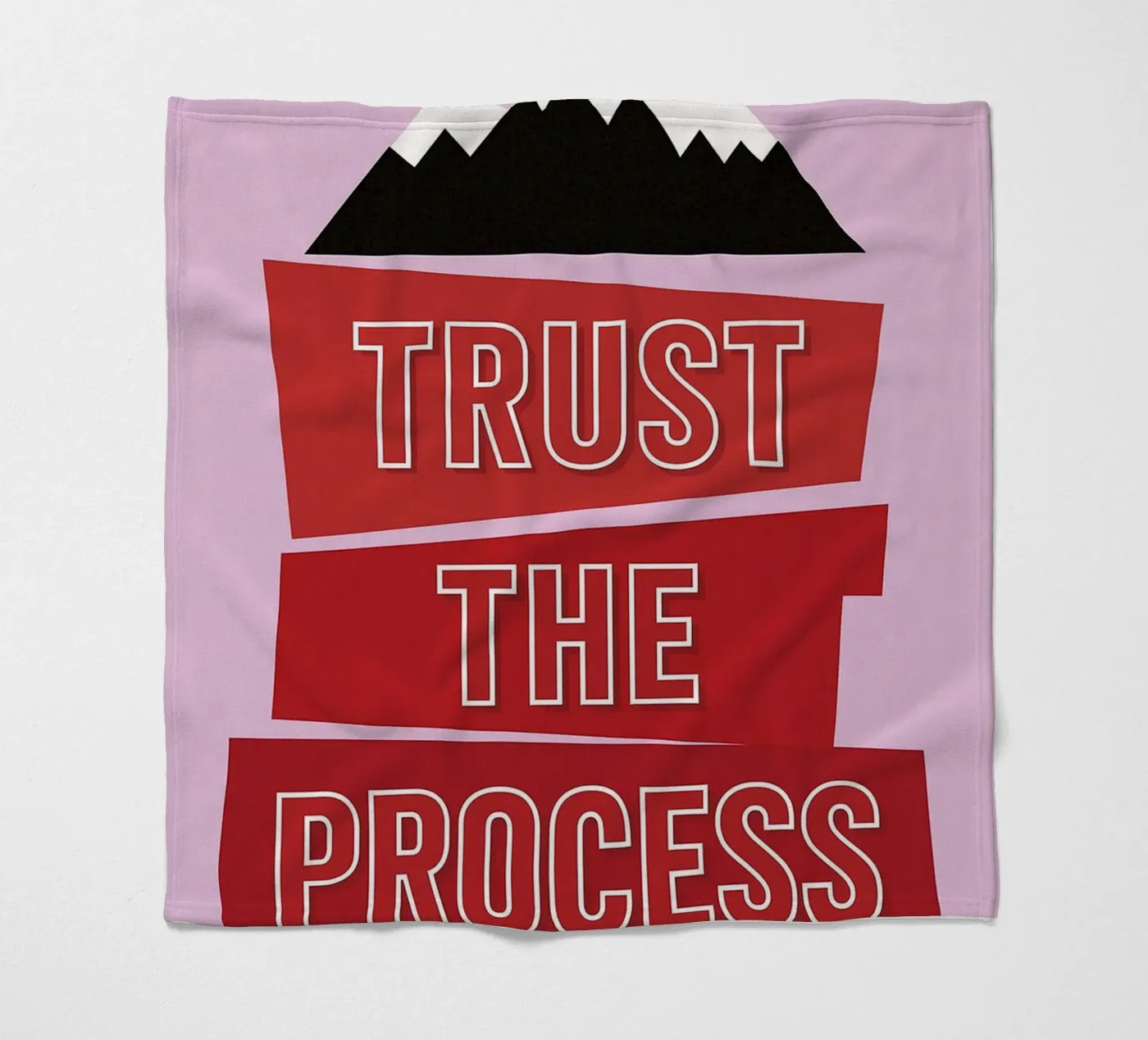 vertrouwen in het proces fleecedeken van groogoals