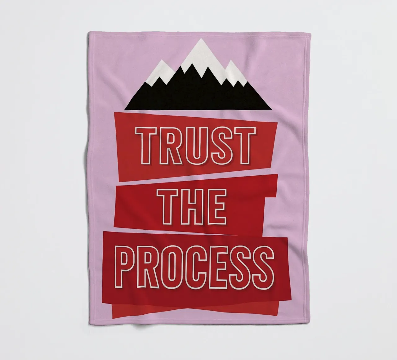 trust the process Fleecedecke von groogoals