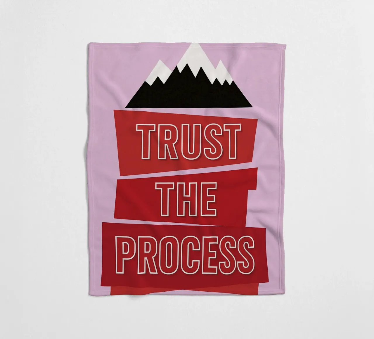 trust the process Fleecedecke von groogoals