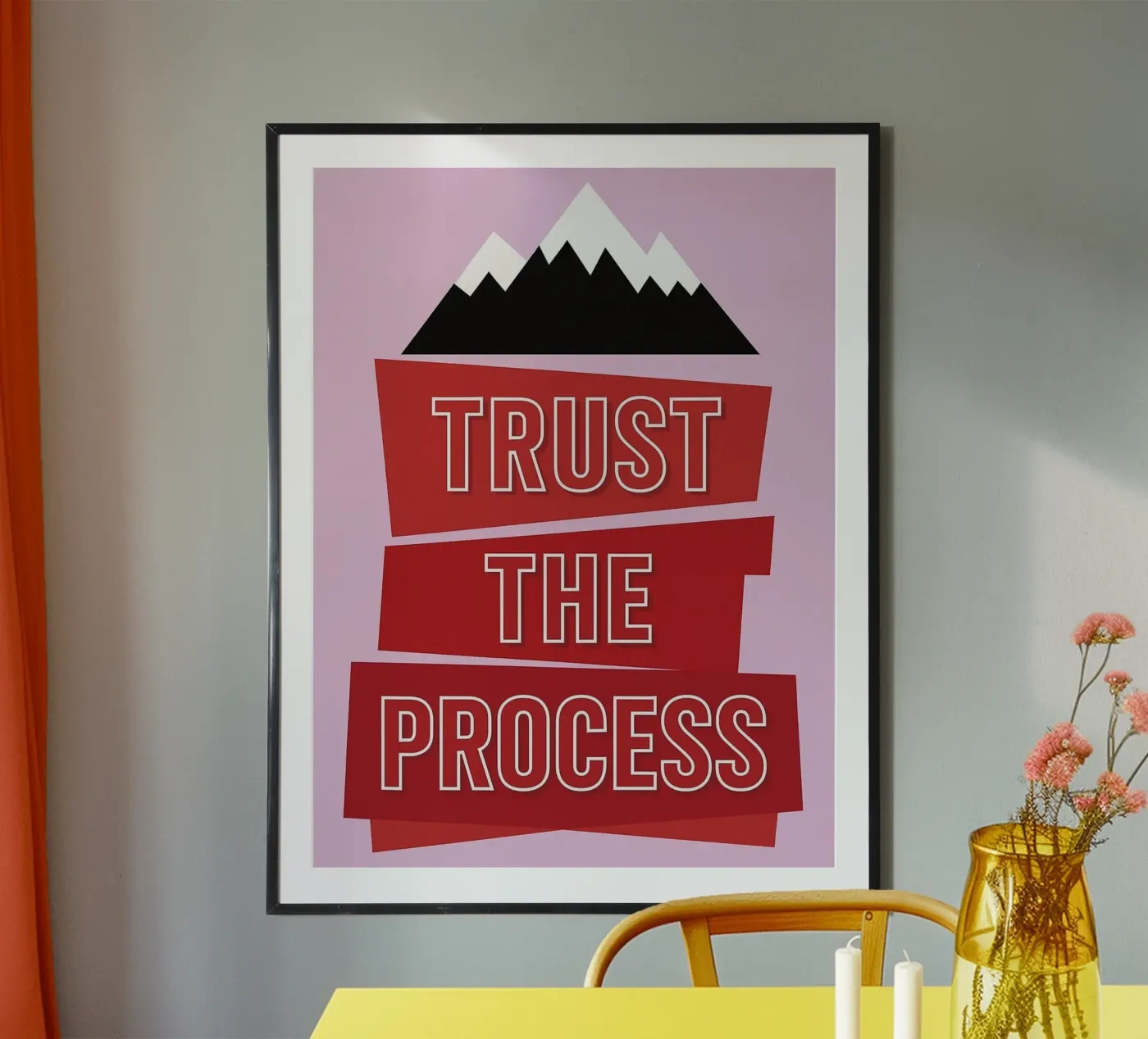 trust the process poster van groogoals