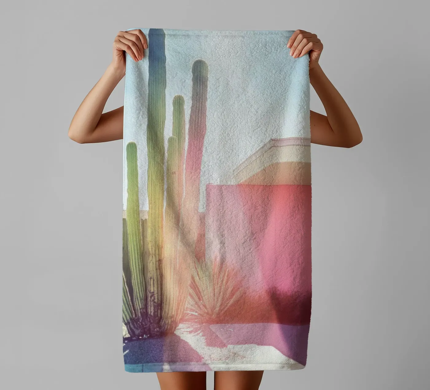 3 badhanddoek van Pink California | Affiches & Posters