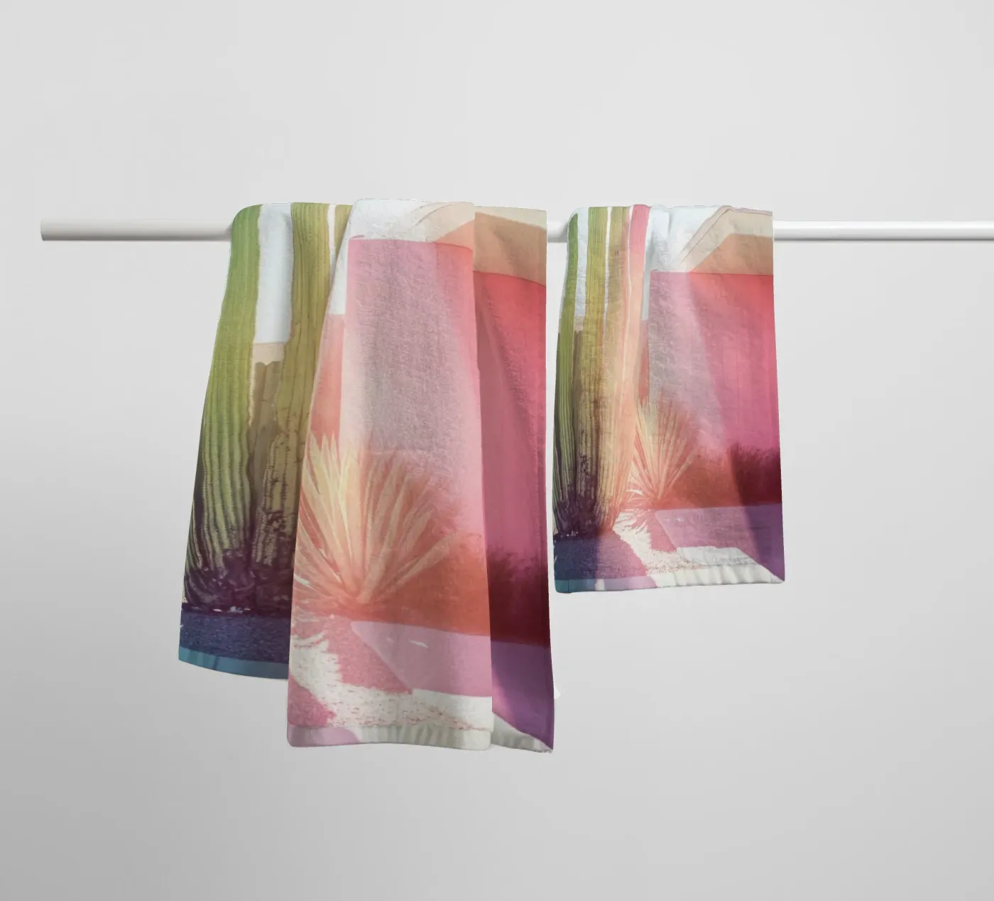 3 badhanddoek van Pink California | Affiches & Posters