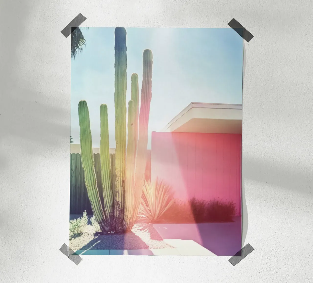 3 poster con telaio in legno da Pink California | Affiches & Posters