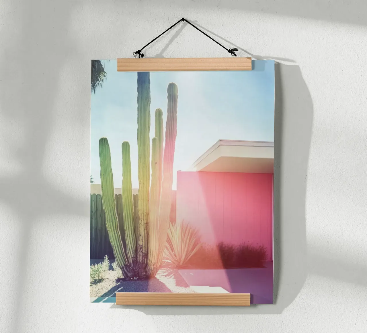 3 poster con telaio in legno da Pink California | Affiches & Posters