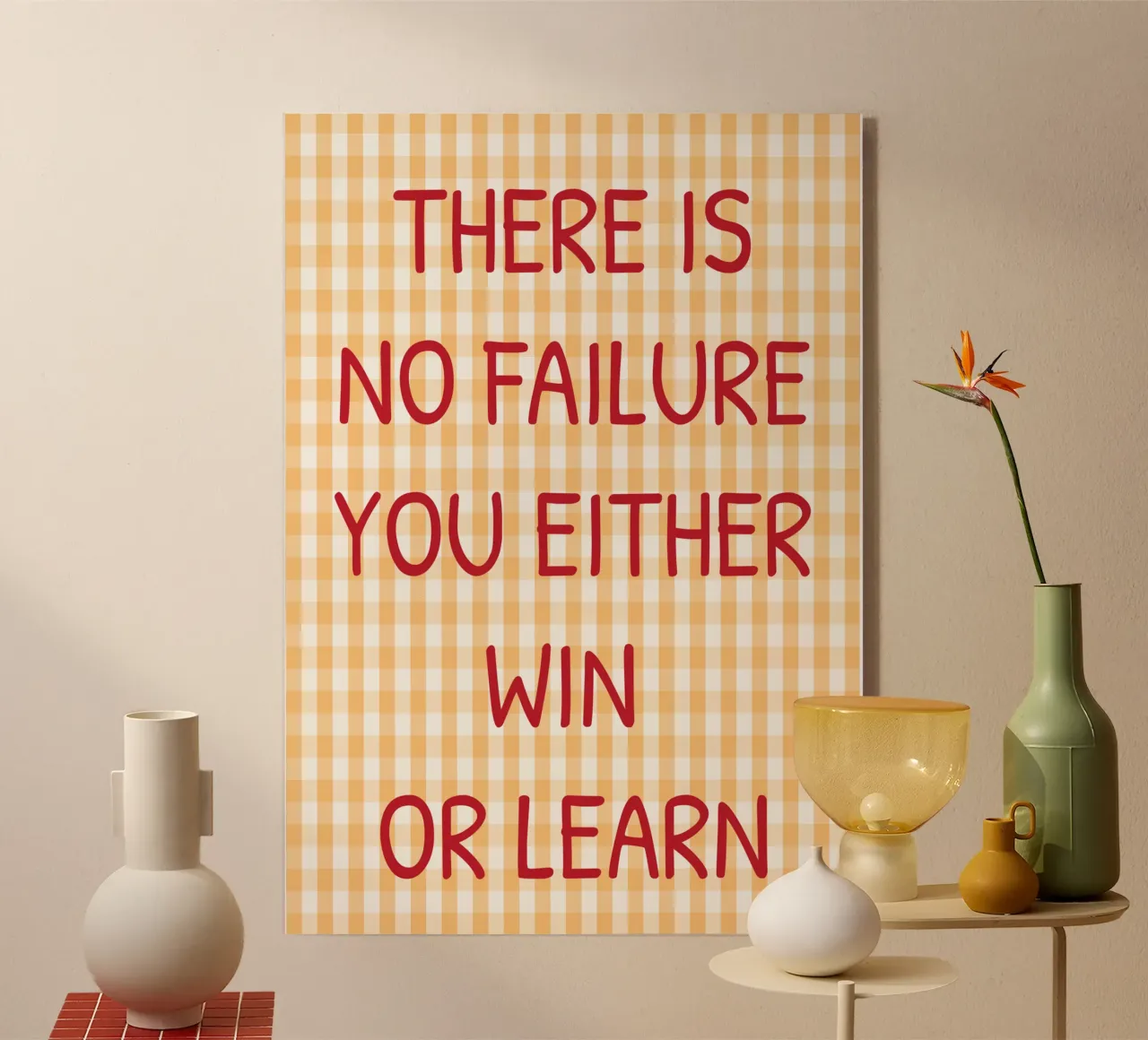 WIN OR LEARN plexiglass da groogoals