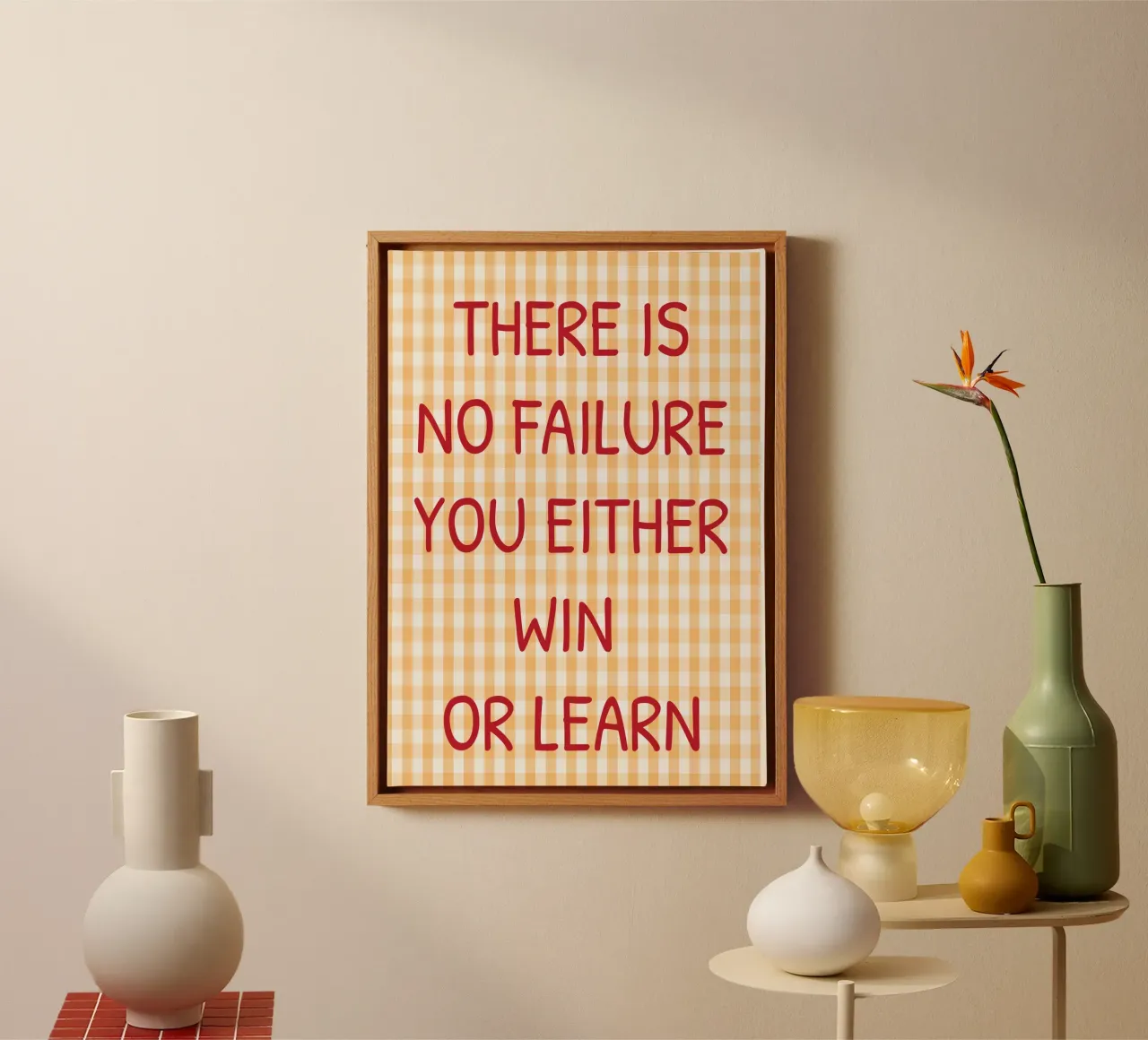 WIN OR LEARN canvas by groogoals