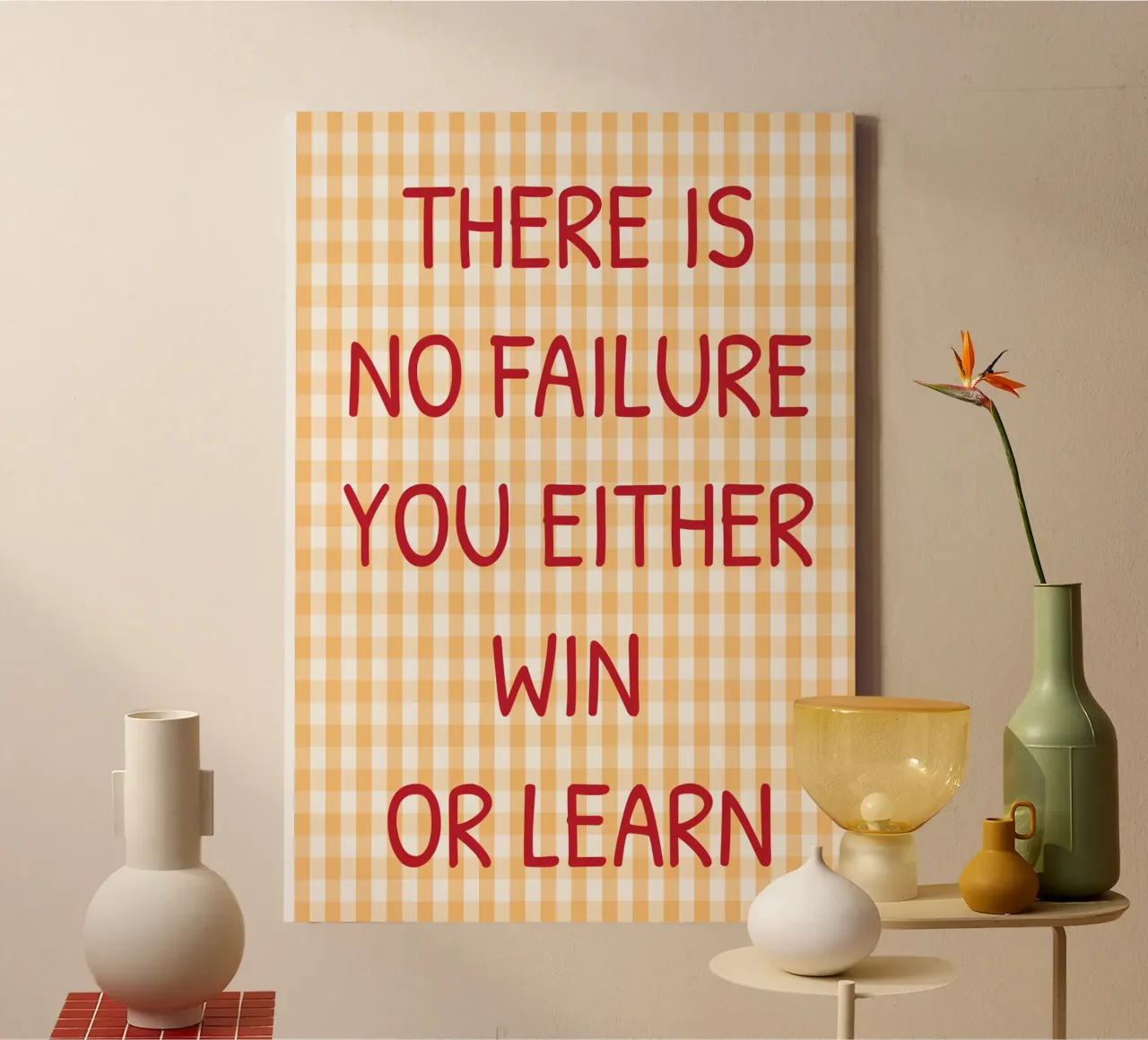 WIN OR LEARN canvas by groogoals