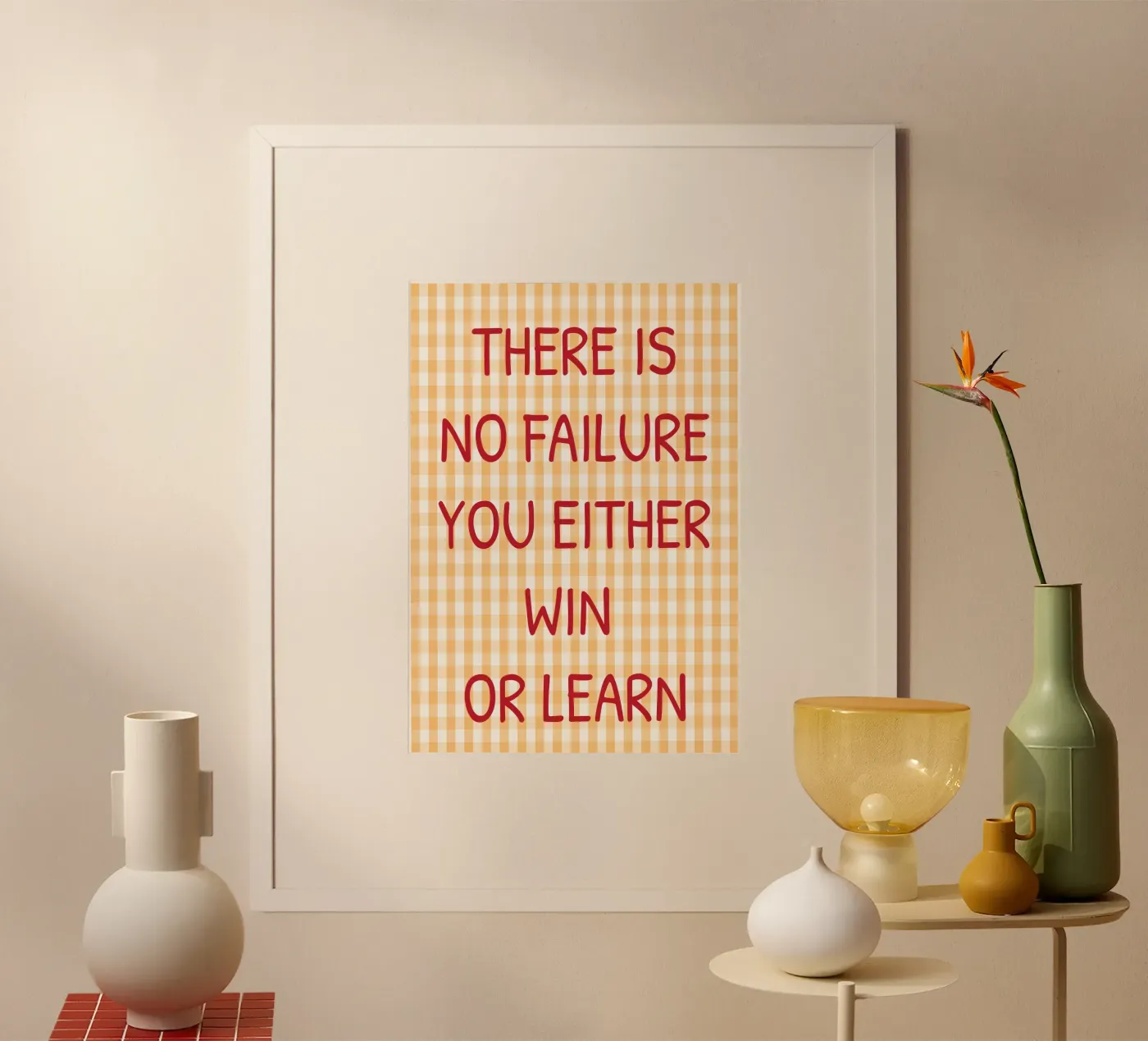 WIN OR LEARN Poster von groogoals
