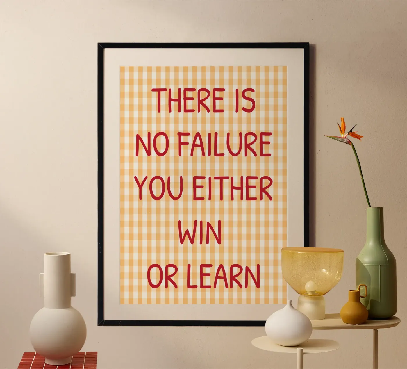 WIN OR LEARN Poster von groogoals