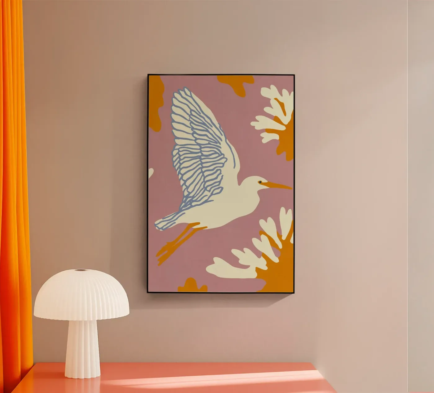 Flying Stork acryl van treechild