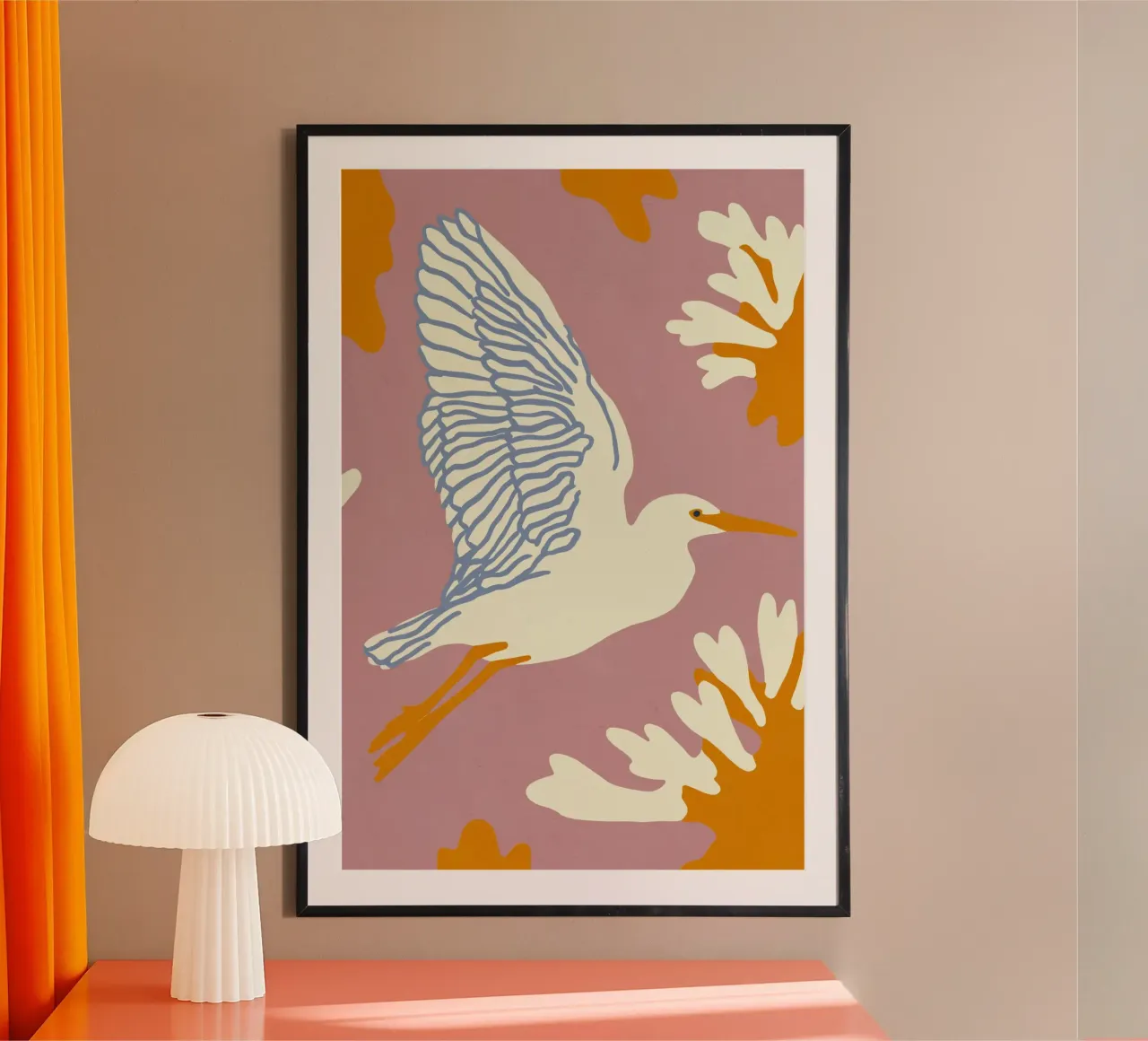 Flying Stork poster da treechild