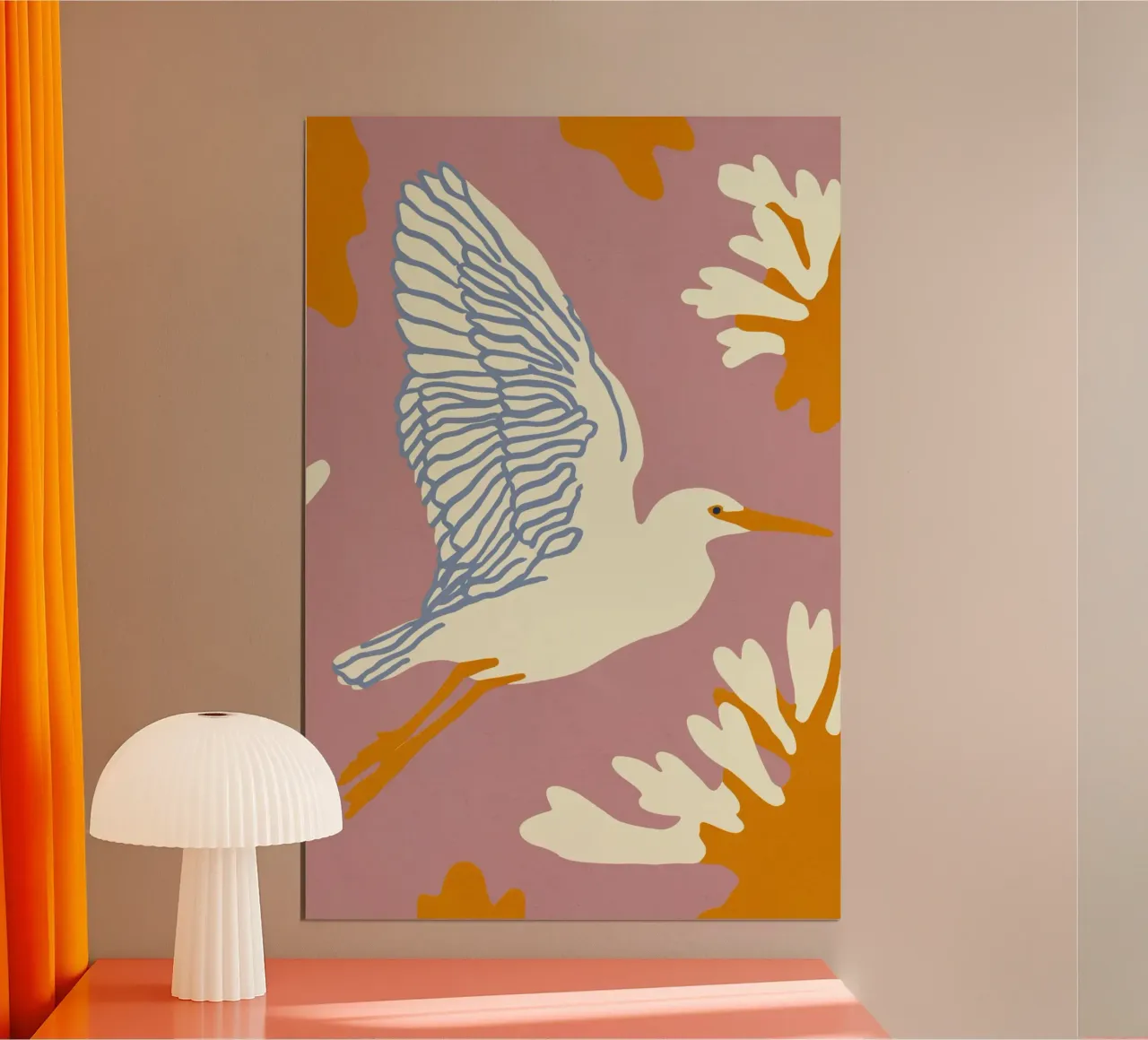 Flying Stork poster da treechild