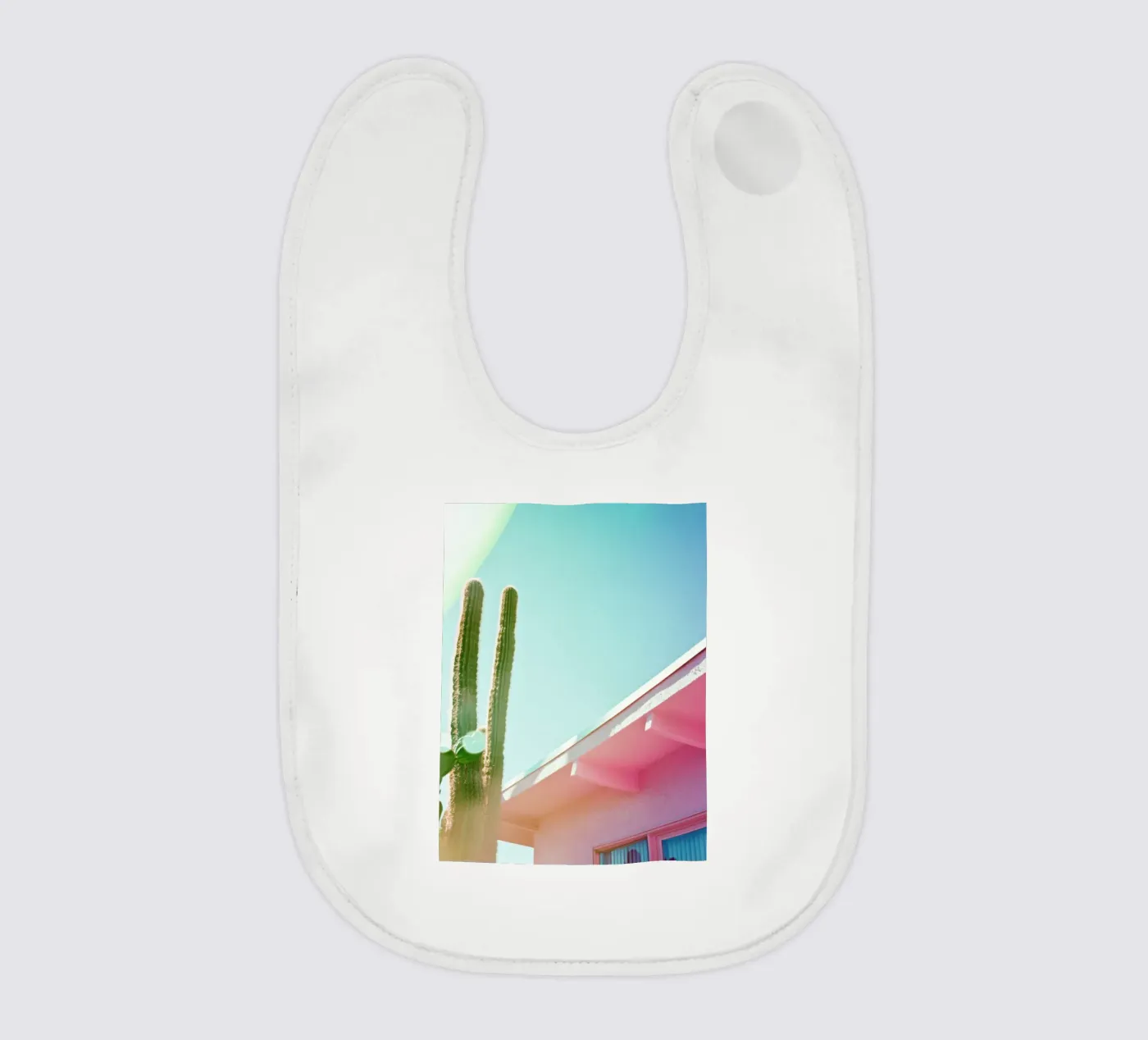 4 baby slabbetje van Pink California | Affiches & Posters