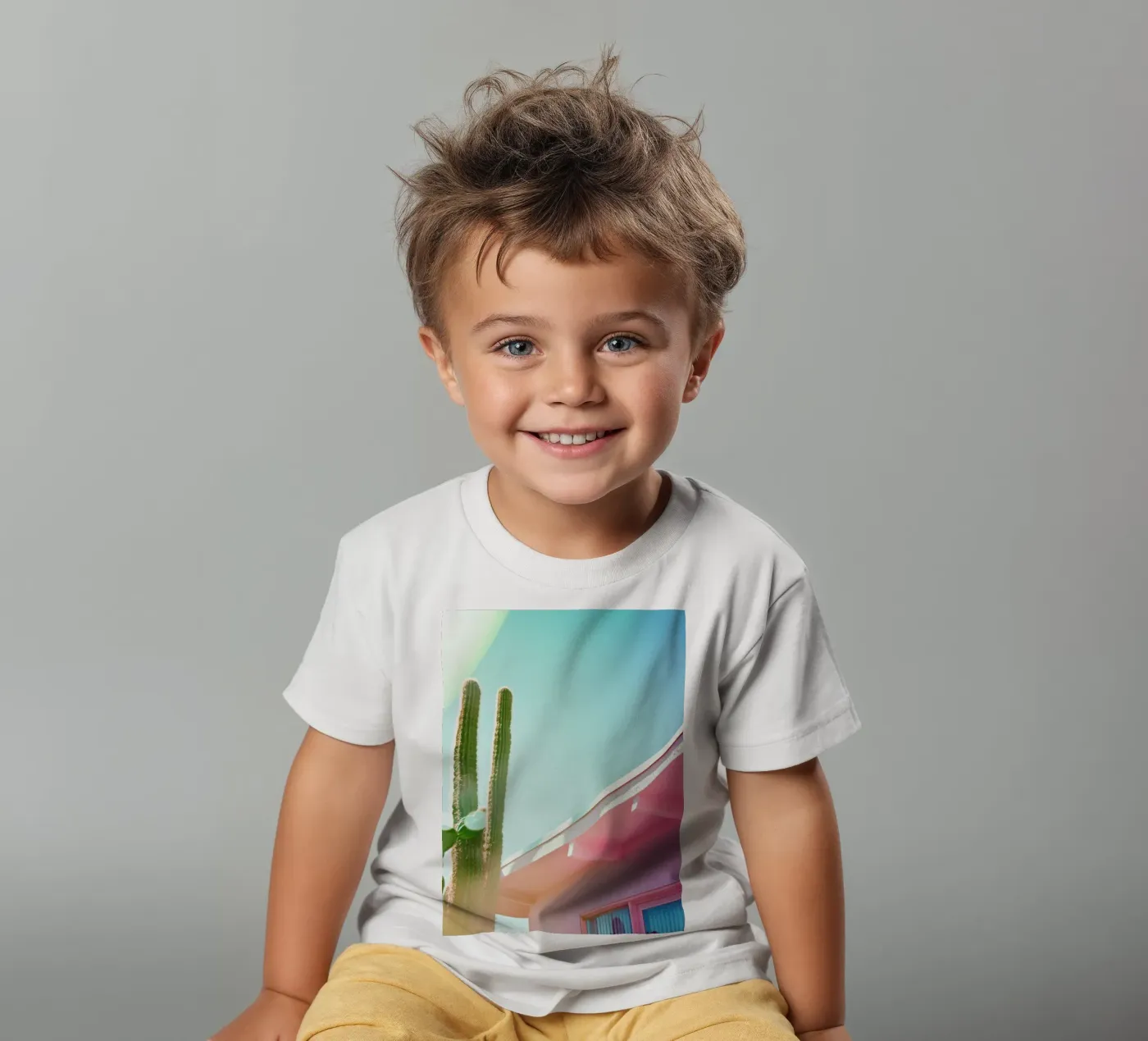 4 kinder t-shirt van Pink California | Affiches & Posters