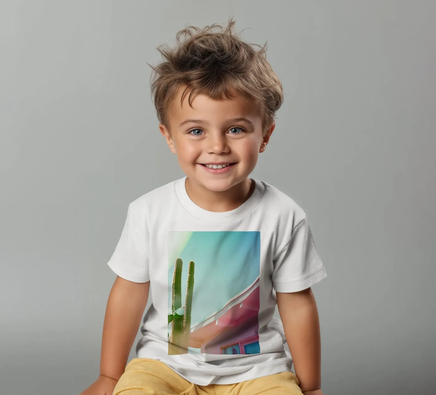 4 kinder t-shirt van Pink California | Affiches & Posters