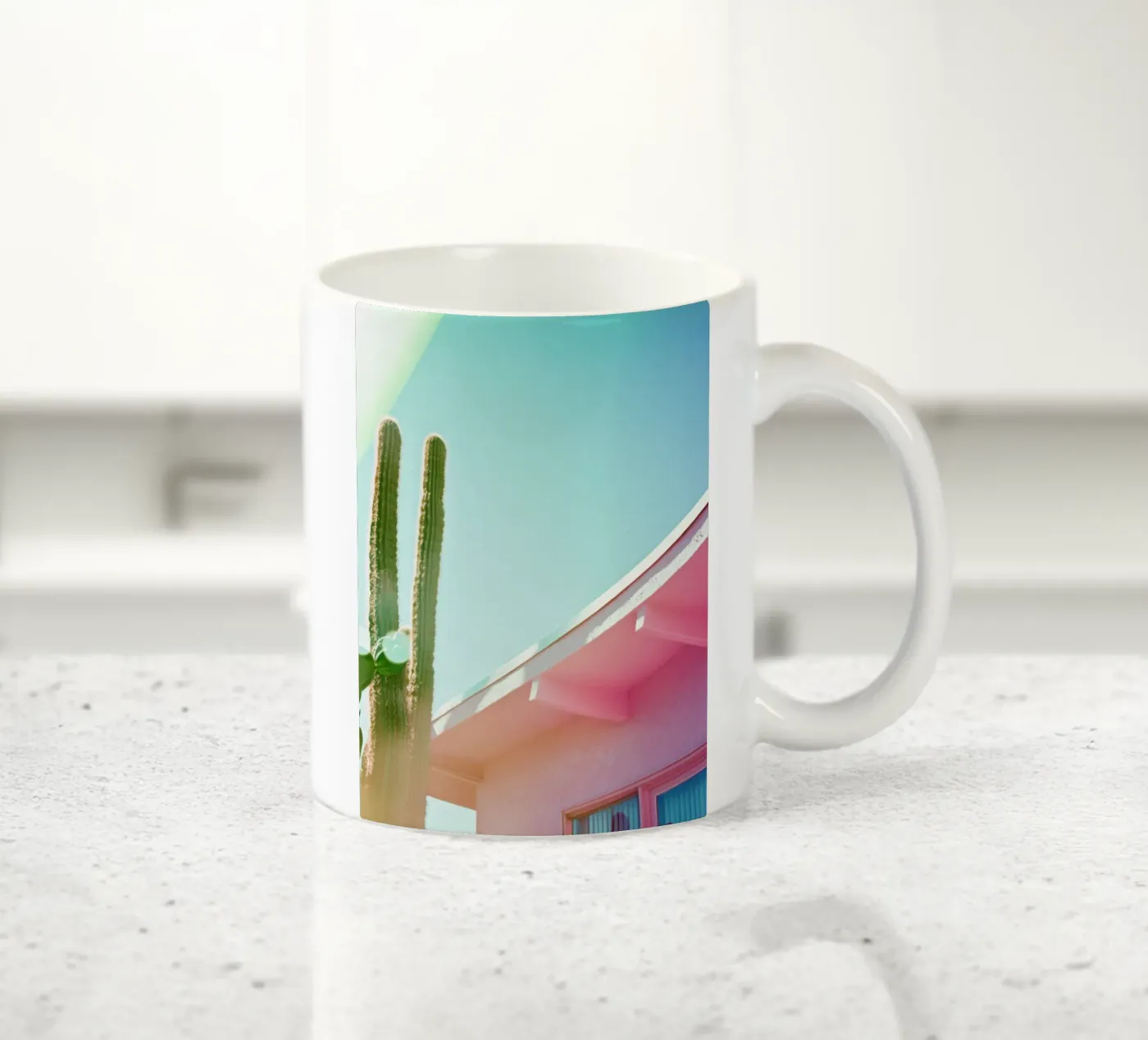 4 tazza in ceramica da Pink California | Affiches & Posters