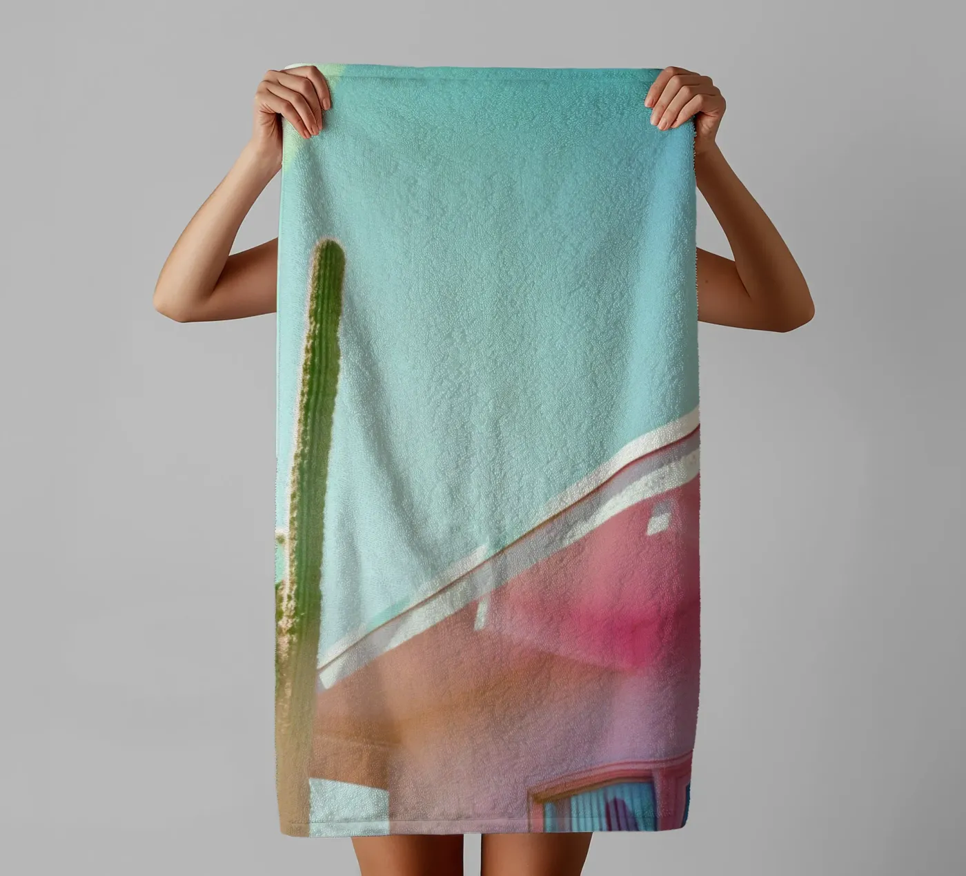 4 badhanddoek van Pink California | Affiches & Posters