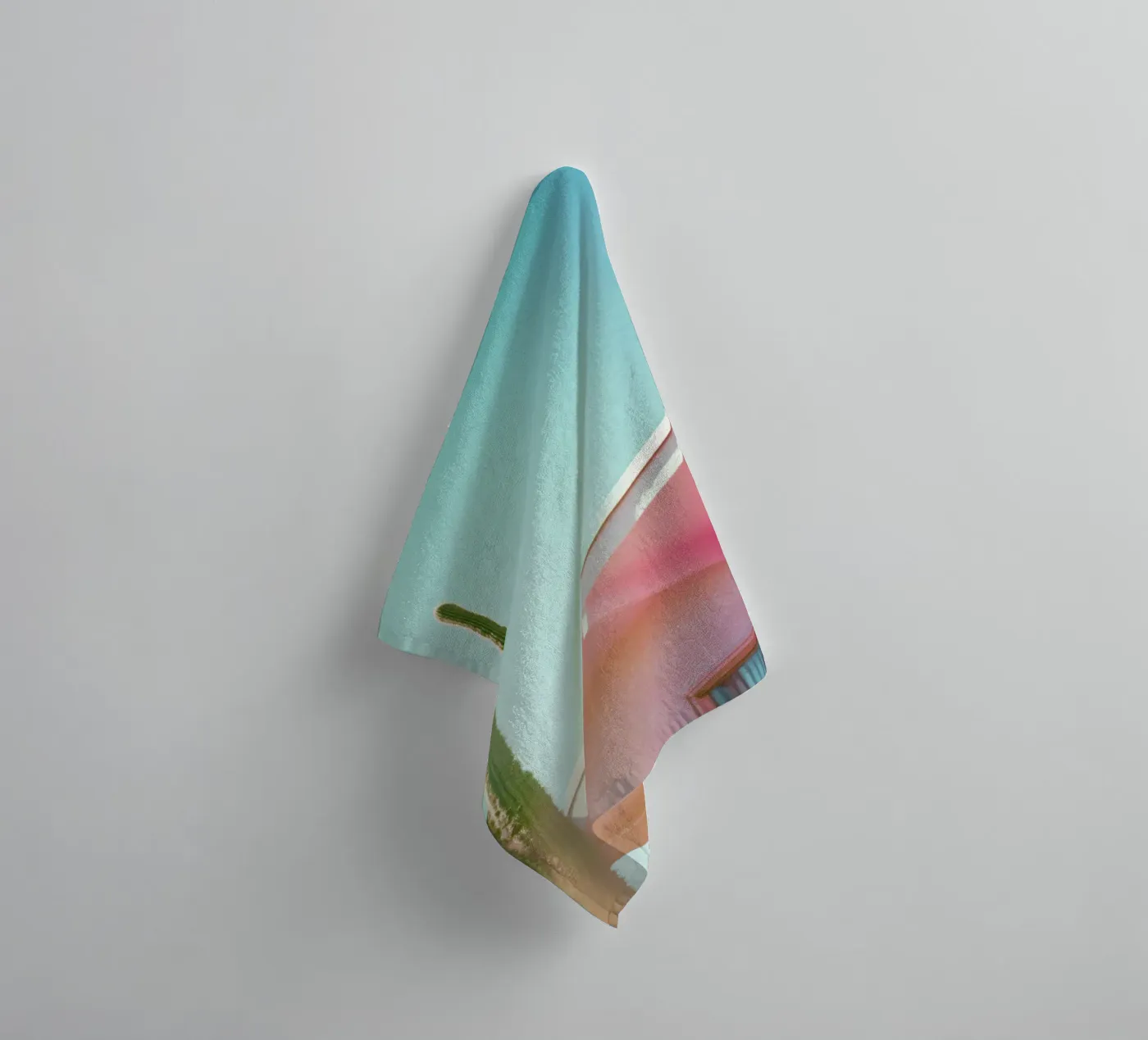 4 badhanddoek van Pink California | Affiches & Posters