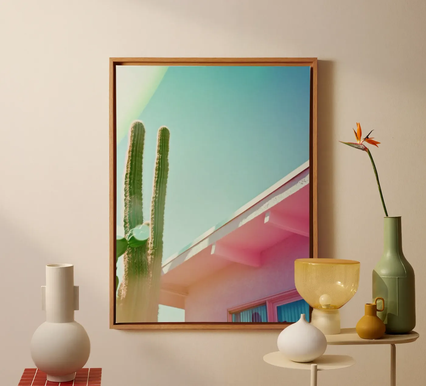 4 tela da Pink California | Affiches & Posters