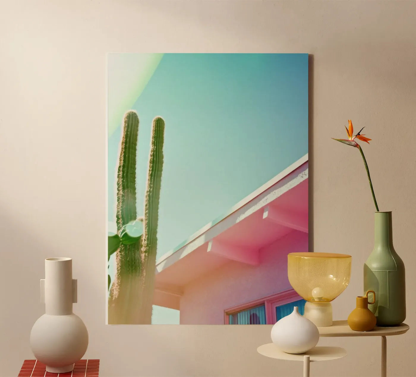 4 tela da Pink California | Affiches & Posters