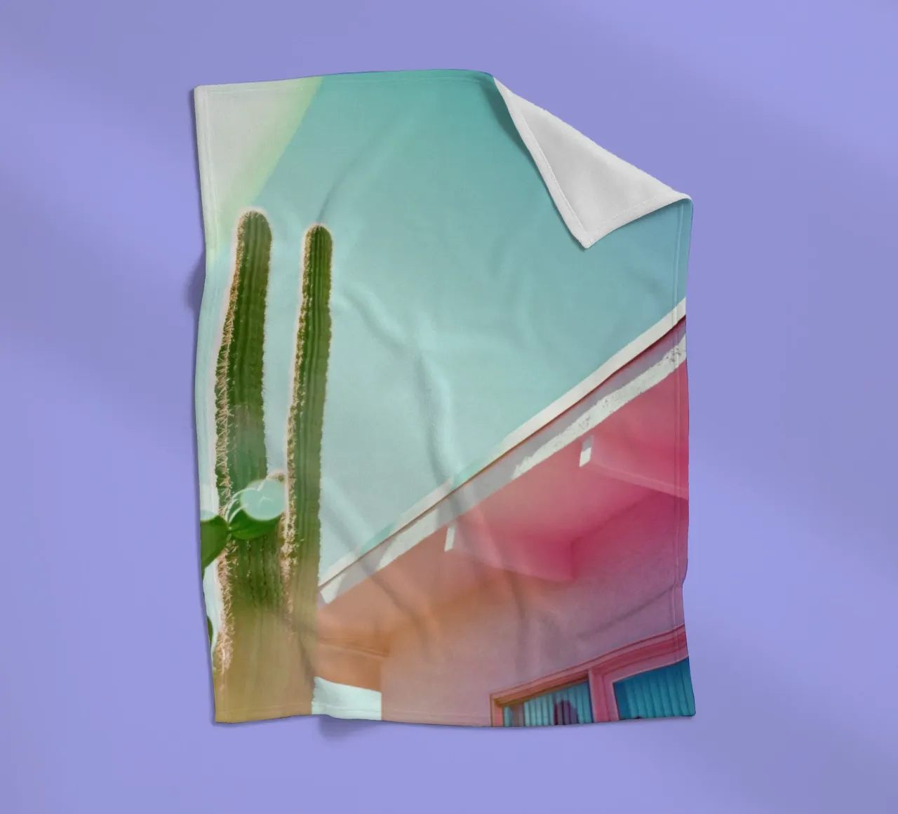 4 fleecedeken van Pink California | Affiches & Posters