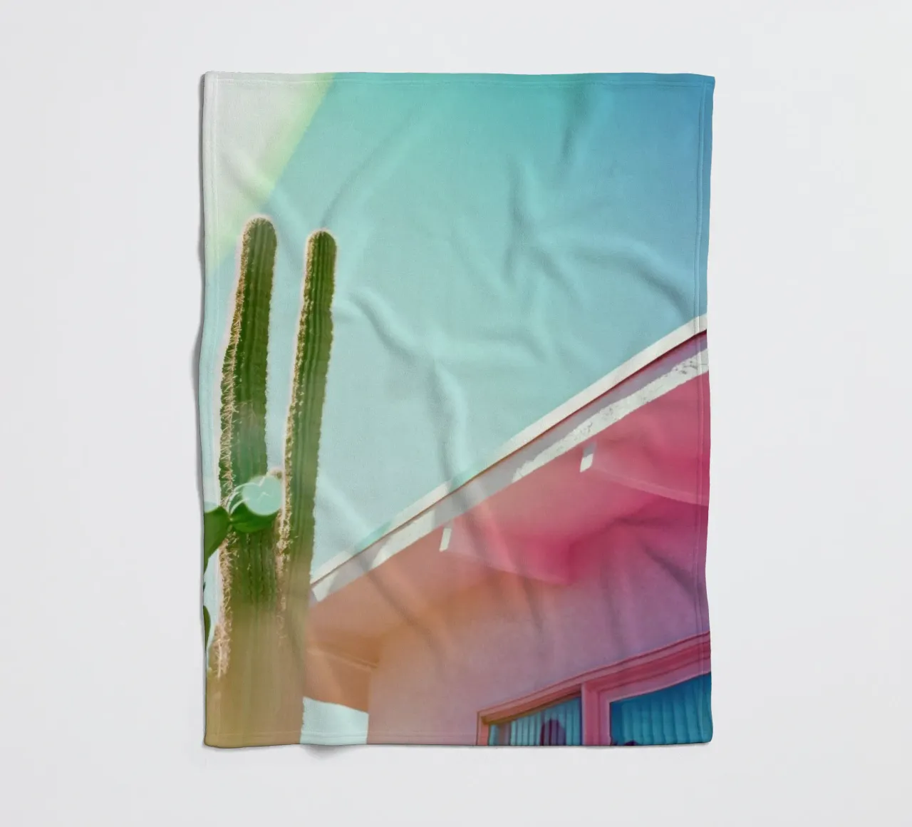 4 fleecedeken van Pink California | Affiches & Posters