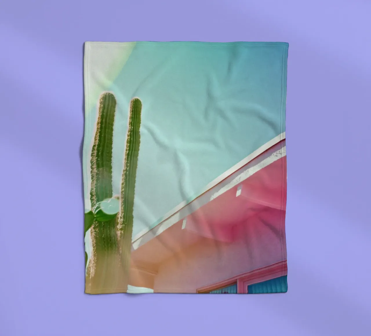 4 fleecedeken van Pink California | Affiches & Posters