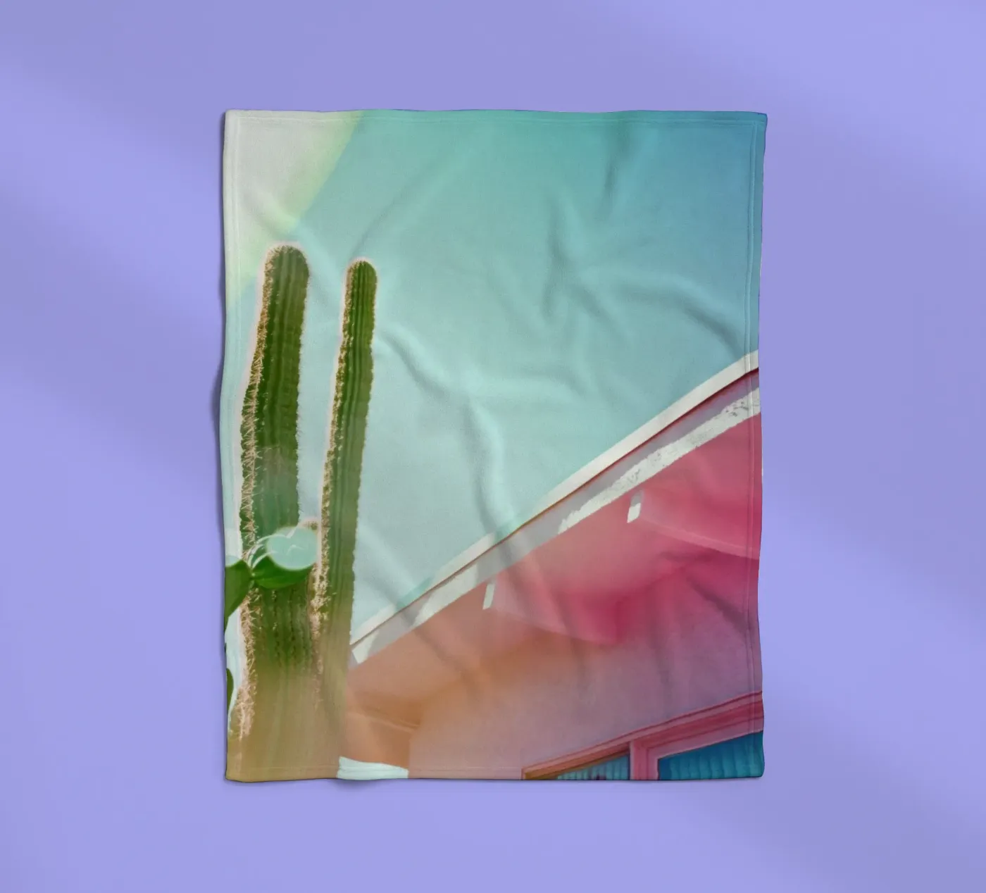 4 fleecedeken van Pink California | Affiches & Posters