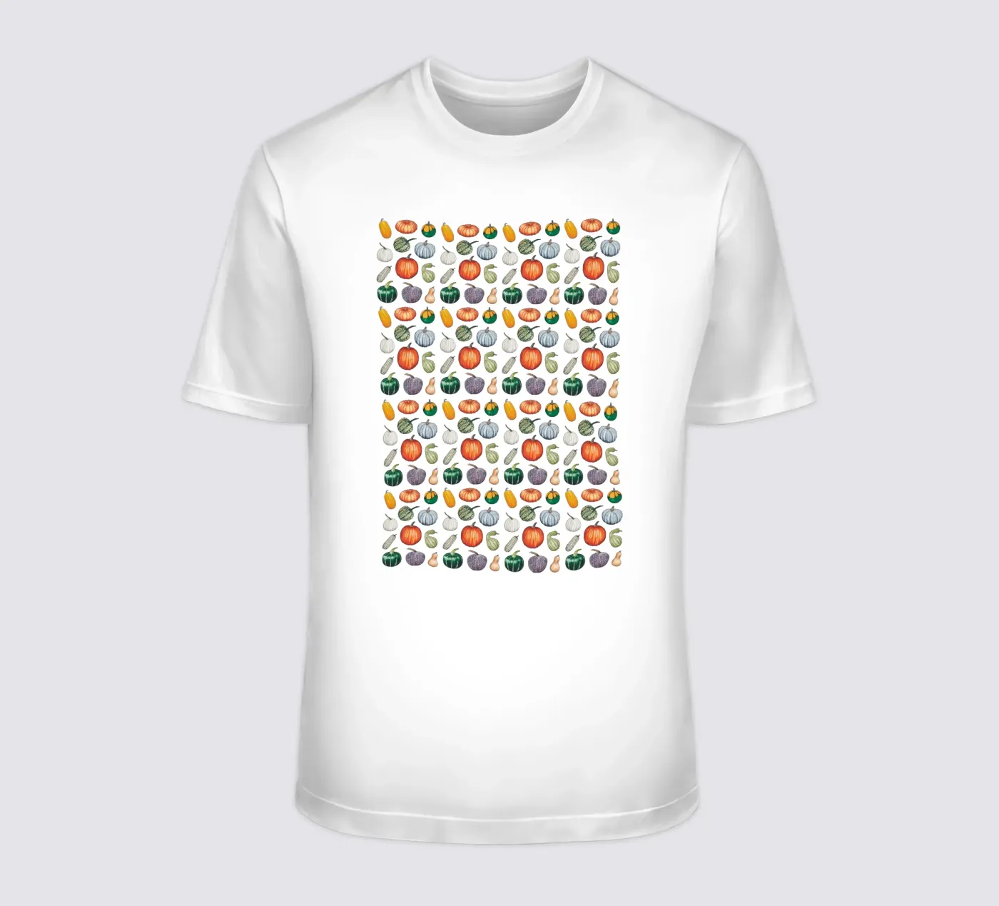 Pumpkin pattern t-shirt by Artsymalistic