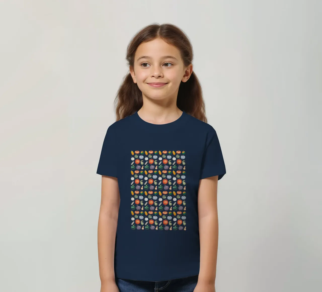 Pumpkin pattern Kinder T-Shirt von Artsymalistic