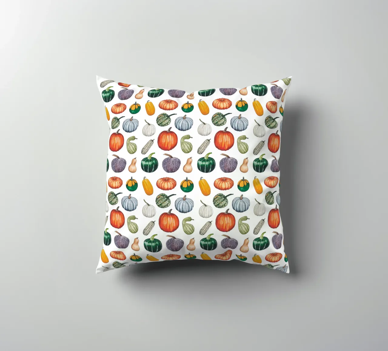 Pumpkin pattern cuscino da Artsymalistic