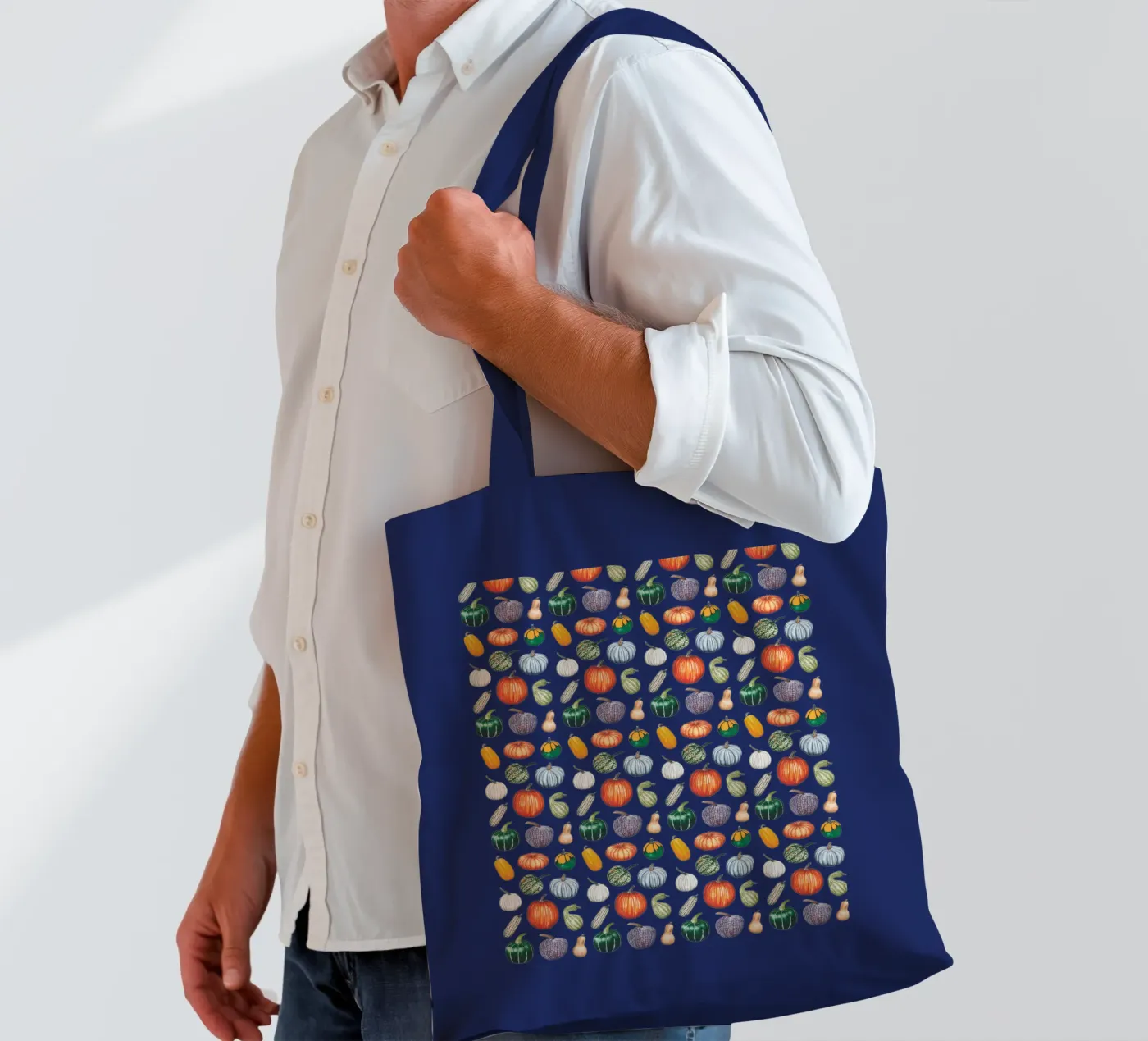 Pumpkin pattern Jutebeutel von Artsymalistic