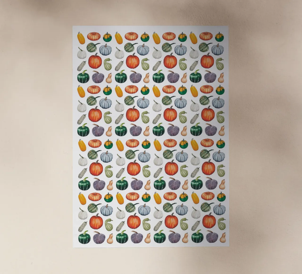 Pumpkin pattern pellicola backlit da Artsymalistic