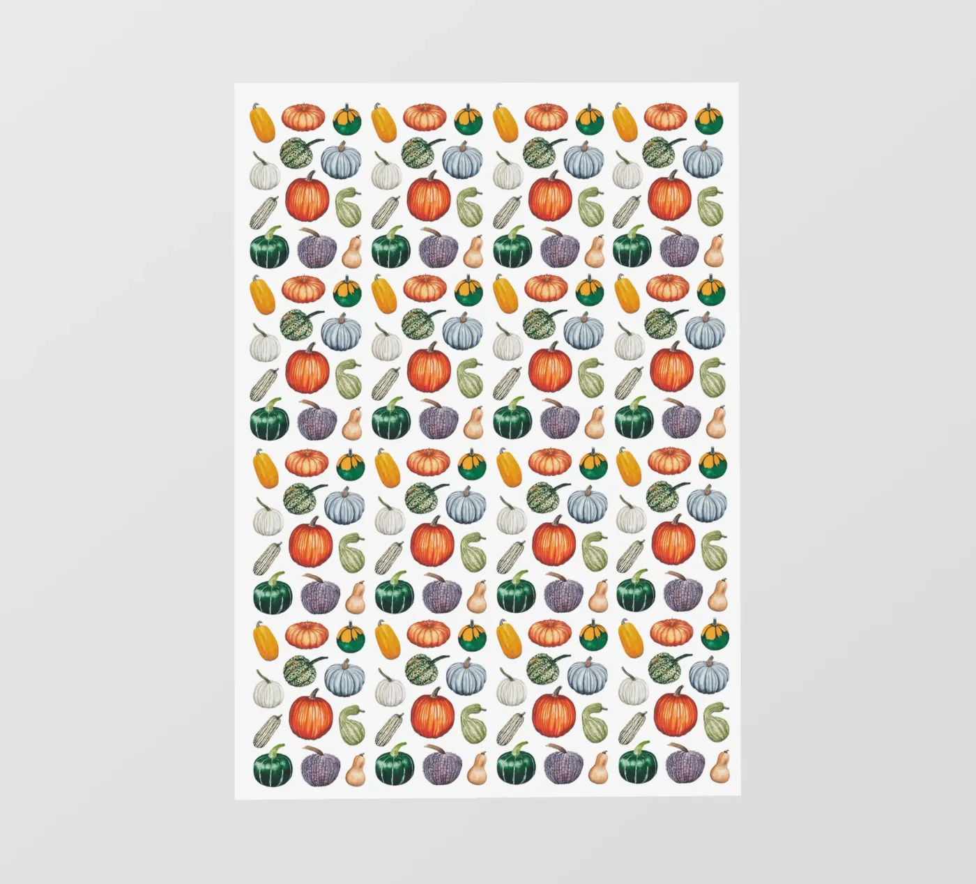 Pumpkin pattern fotobehang van Artsymalistic