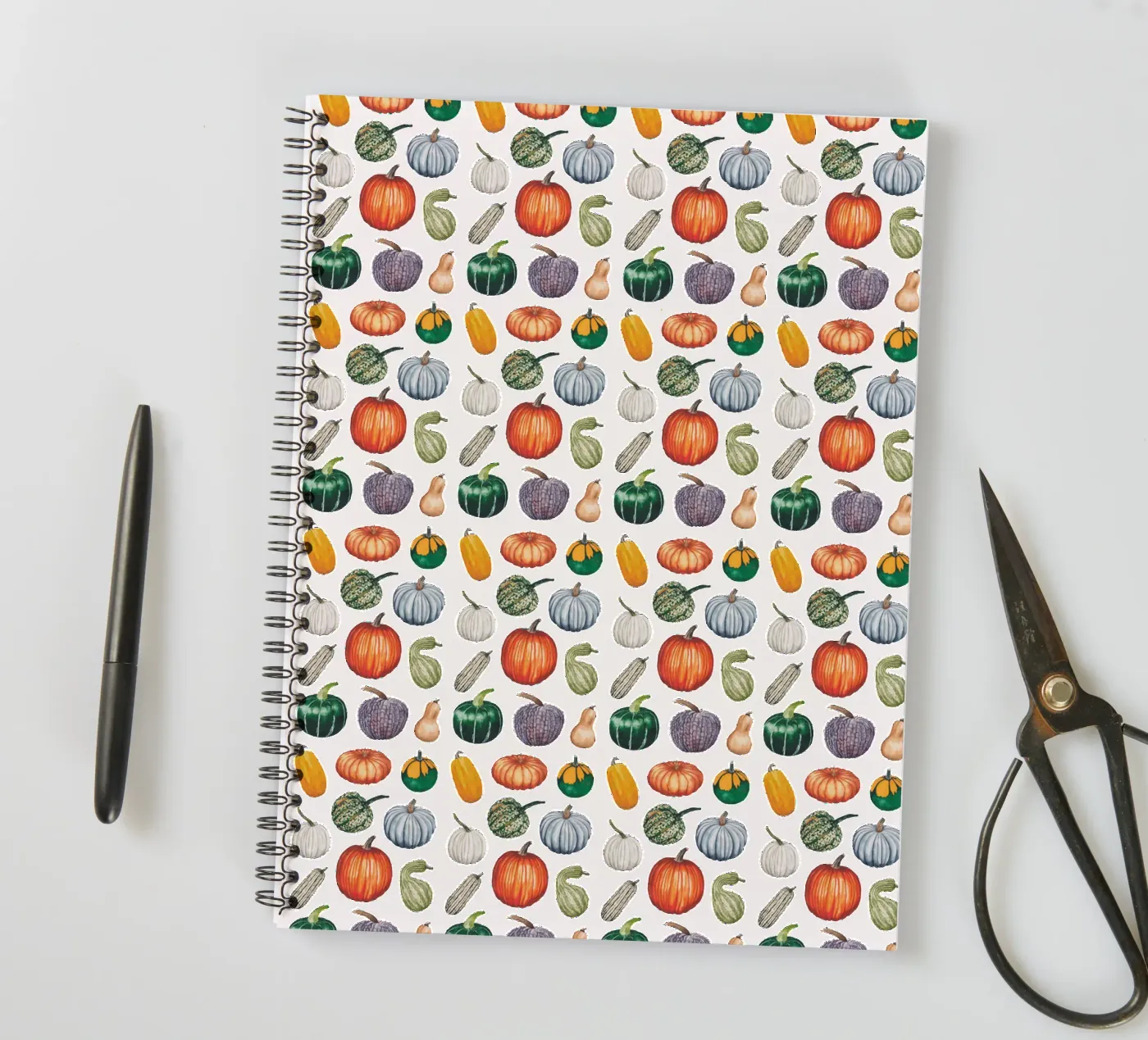 Pumpkin pattern Ringbuch von Artsymalistic
