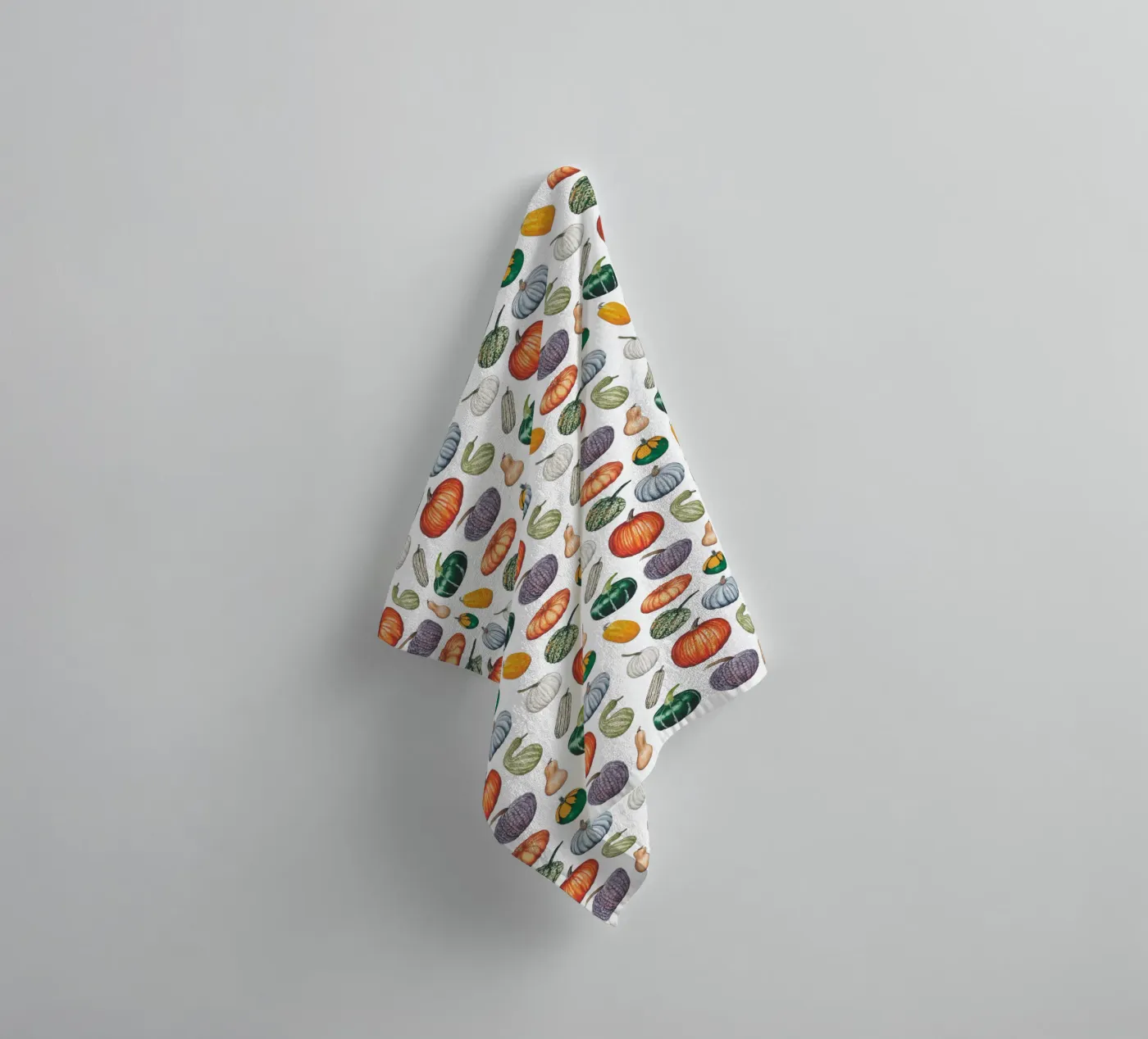 Pumpkin pattern badhanddoek van Artsymalistic