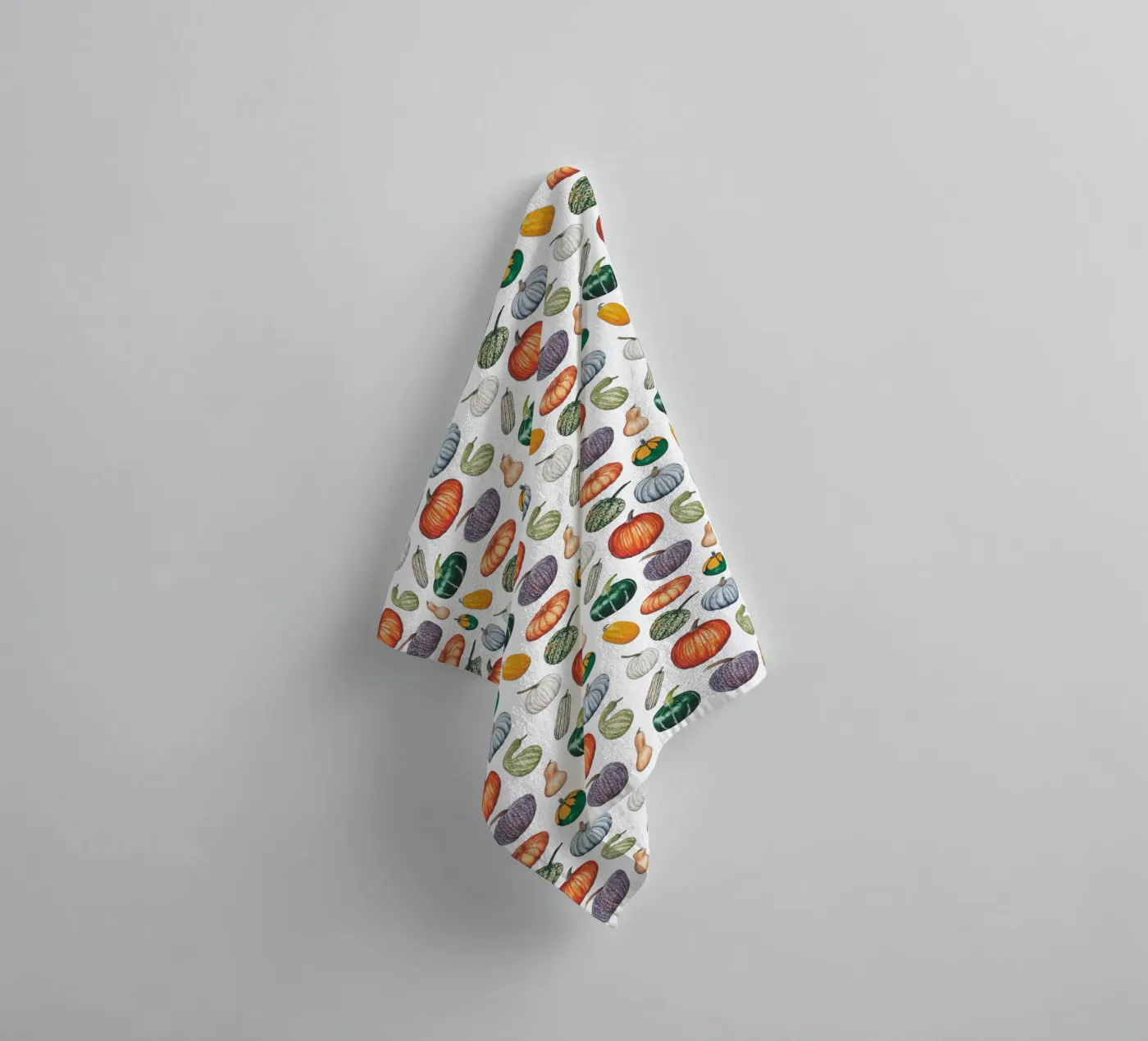 Pumpkin pattern badhanddoek van Artsymalistic